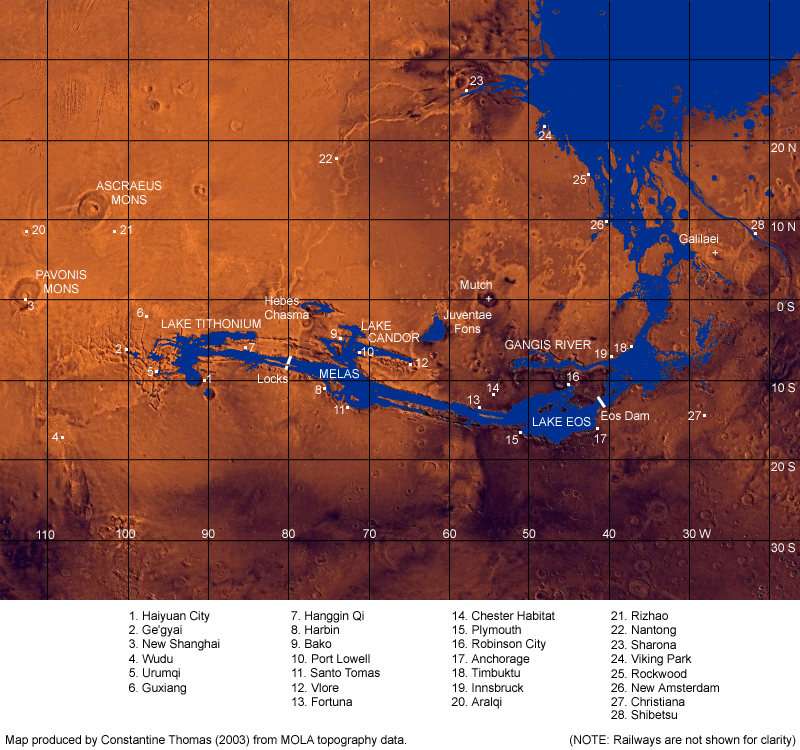 ITW map of Marineris